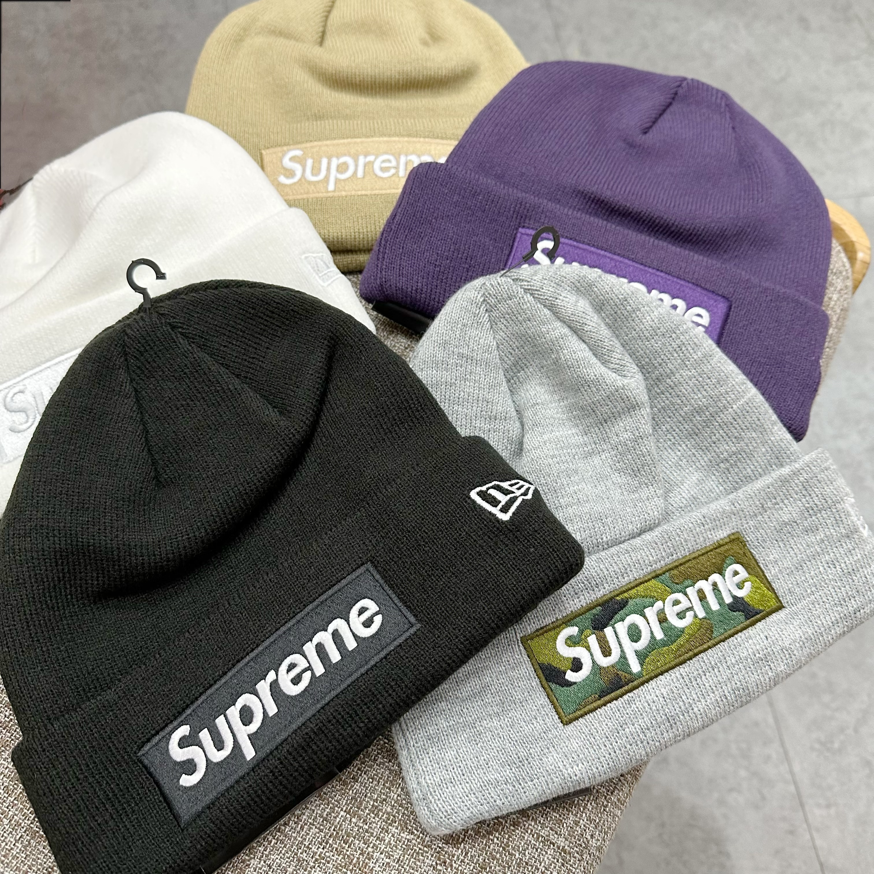 Supreme FW23 Box Logo Beanie 冷帽各色