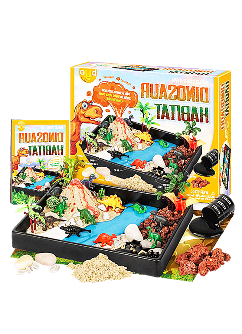 STEM科學實驗恐龍棲息地生火山爆發 AT704