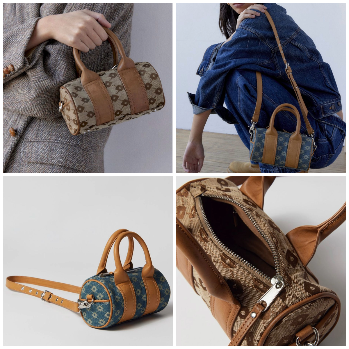 【預購】Silence + Noise Jamison F122901 手提斜咩圓筒包