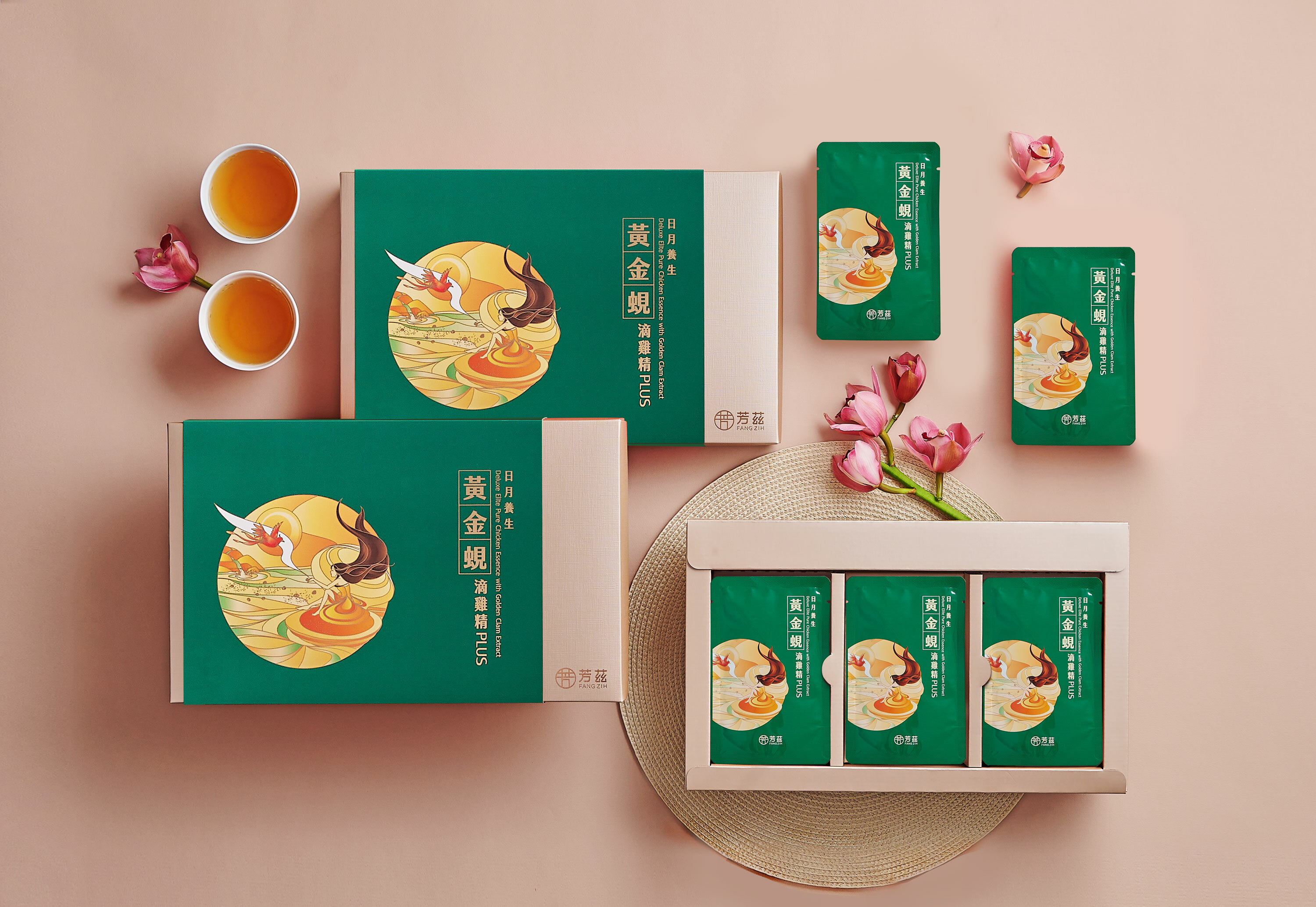 日月養生黃金蜆滴雞精九入禮盒，「日月養生黃金蜆滴雞精」選用通過GAP 認證的優良養殖場——花蓮『立川漁場』合作，匯集海陸精華，肝醣、鋅、甲肌肽、鐵、蛋白質、總支鏈胺基酸、牛磺酸等多元營養一次到位！ 適合加班應酬的上班族，或是備孕，運動、勞動的族群！