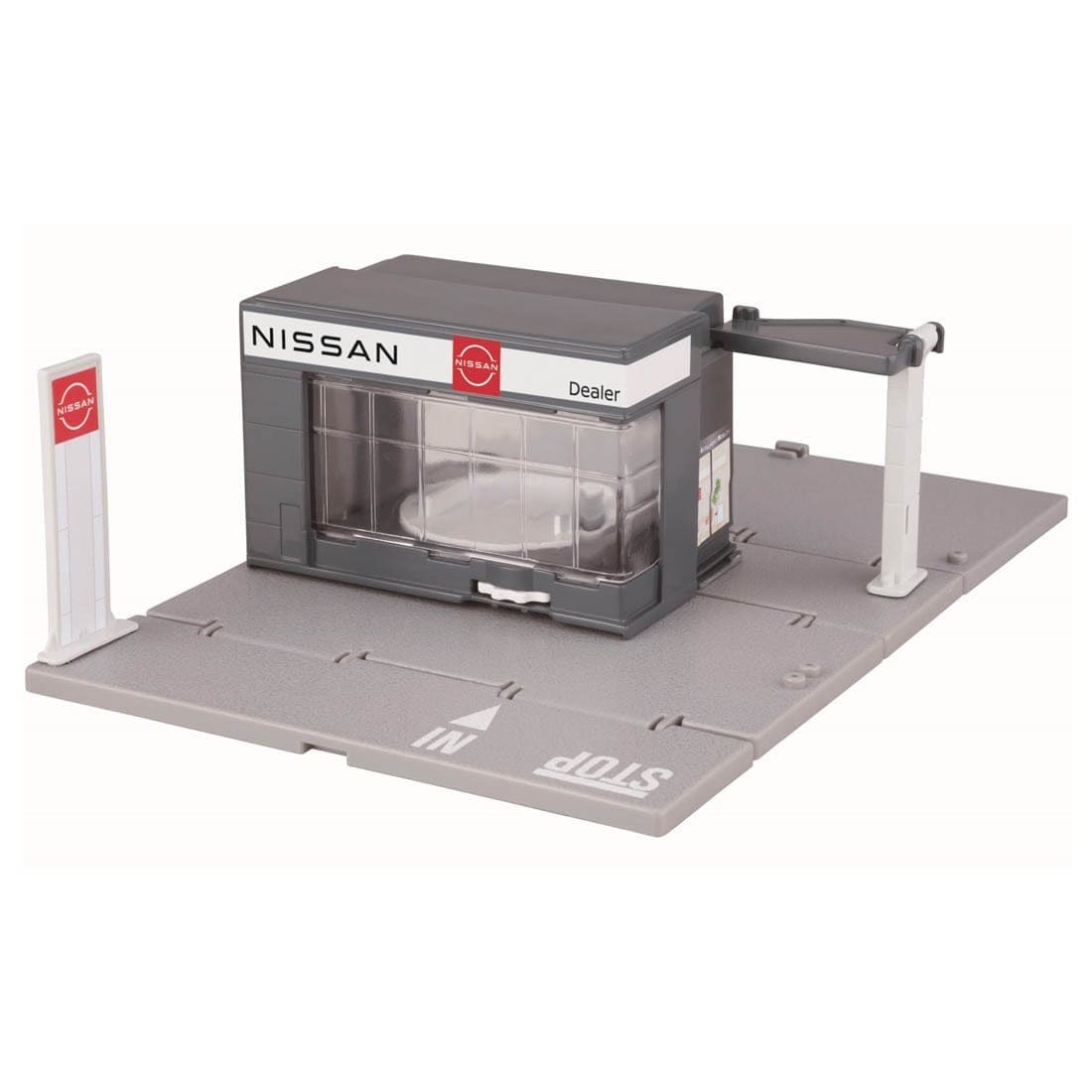 《 TAKARA TOMY 》TOMICA 新城鎮-Nissan 展示中心(附小車)