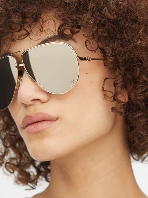 【Dior】EVERDIOR A1U C0F0 韓系復古飛官框太陽眼鏡