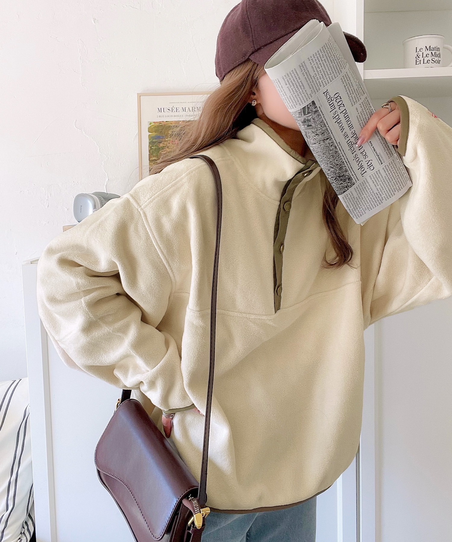 🇯🇵 日系品牌 JAVA 排扣 衝鋒衣 撞色 羊羔毛 / 現貨