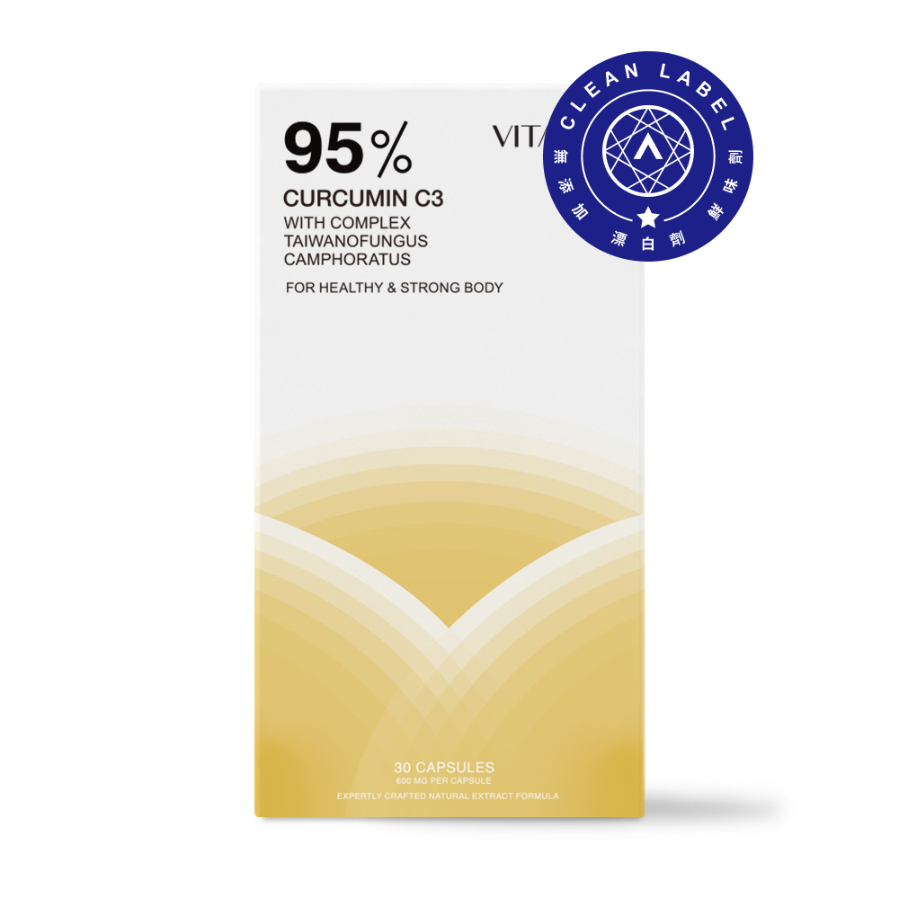美國專利 95% C3 超級薑黃素+牛樟芝子實體