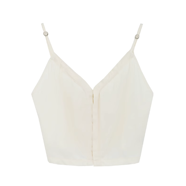 Hollow suspender short vest with beautiful back
