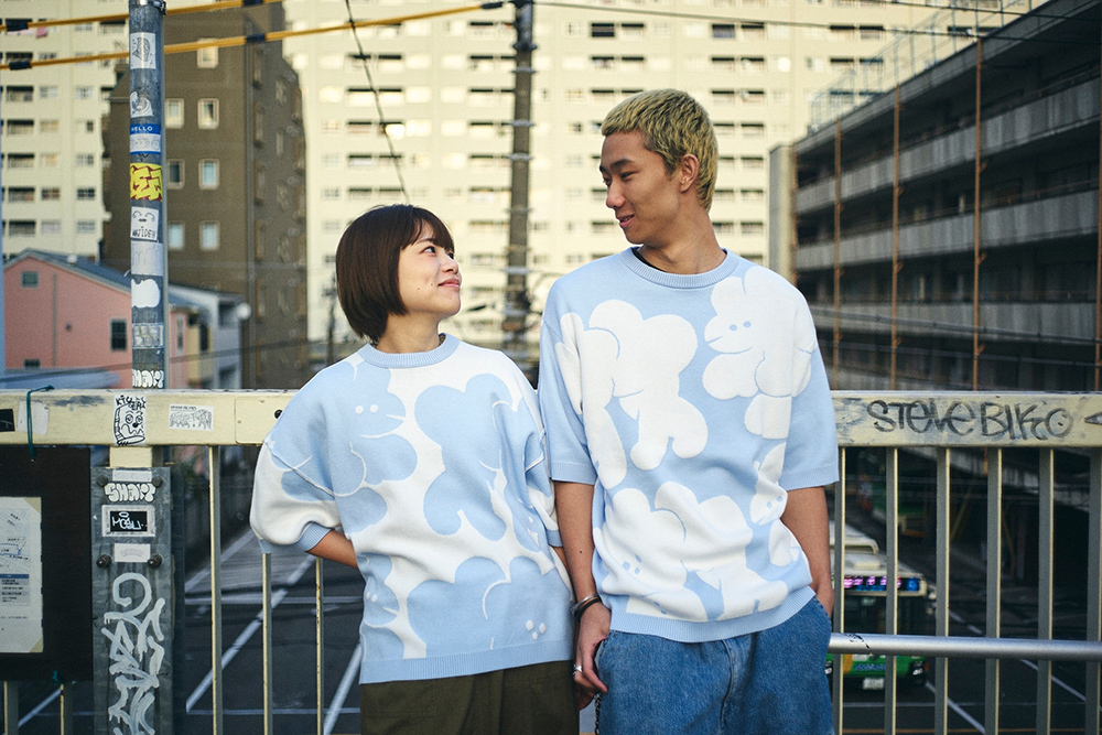 [Yu Miyama]  "散步strolling" Reversible Top Blue