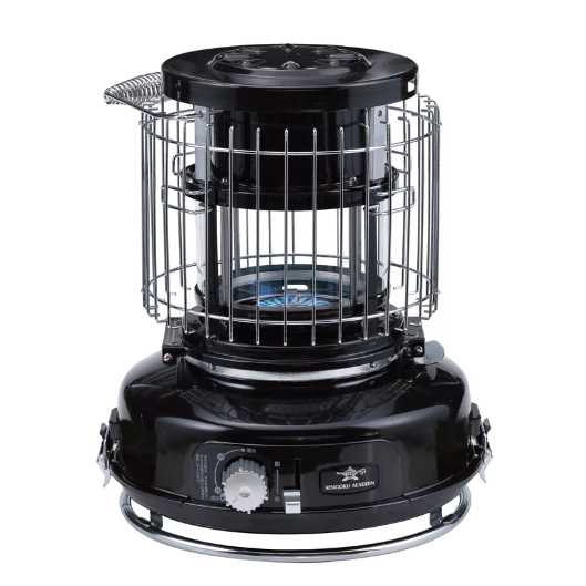 【Sengoku Aladdin】千石阿拉丁卡式瓦斯暖爐 玻璃款 - 黑色