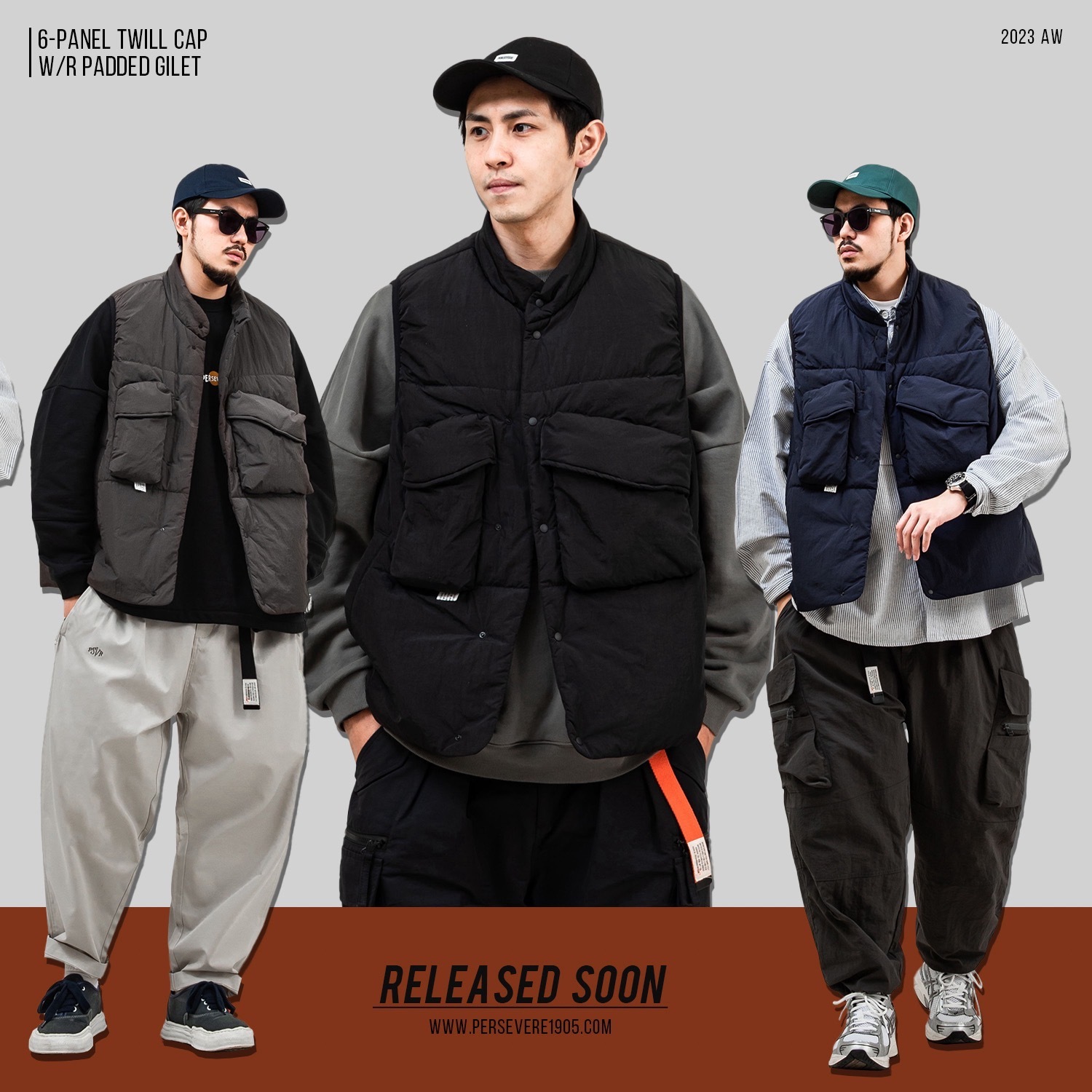 【現貨】Persevere Water-Repellent Padded Gilet 防潑水 鋪棉 背心