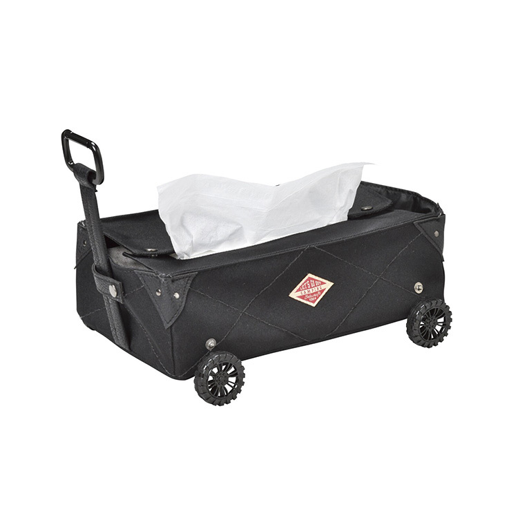 CAMPING CART TISSUE CASE - BLACK