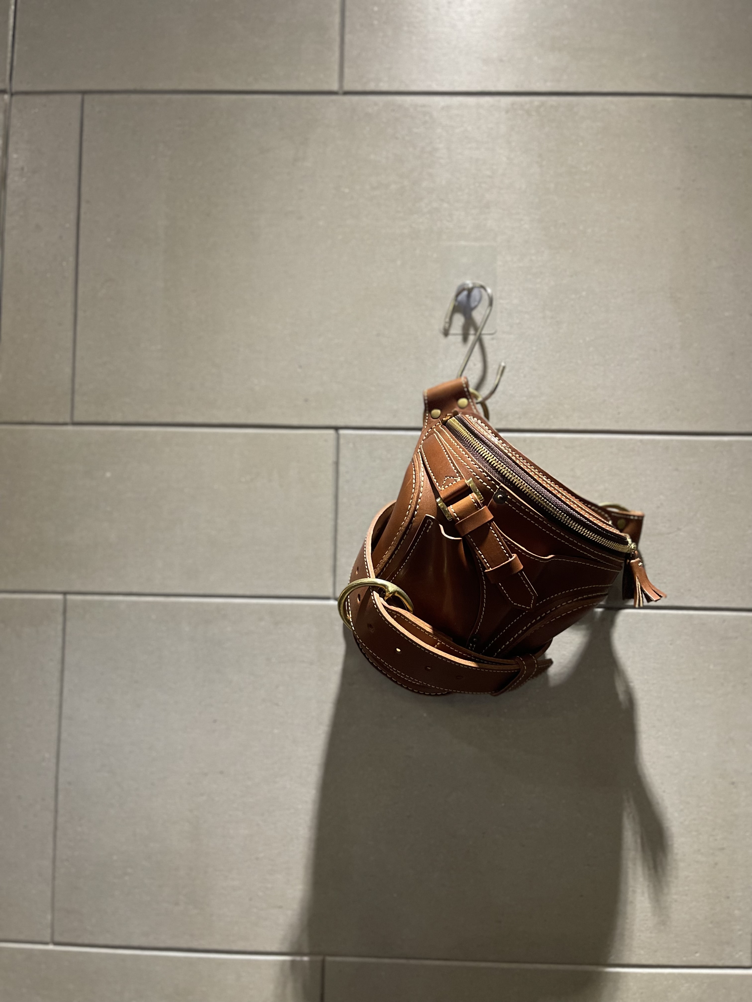 CHINGHISN x GAHO聯名腰包 BETA TYPE 巧克力色