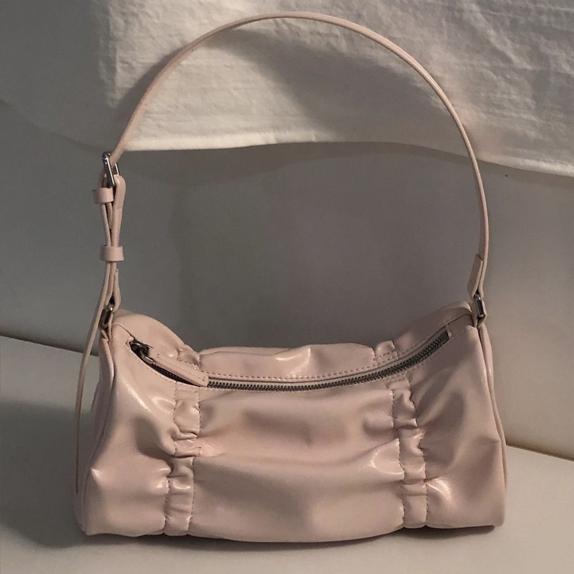 【STAND OIL】★韓国人気★ Pleats Bag ○STAND OIL○PLEATS BAG 3色 バレエコアルック 韓国人気 (STAND