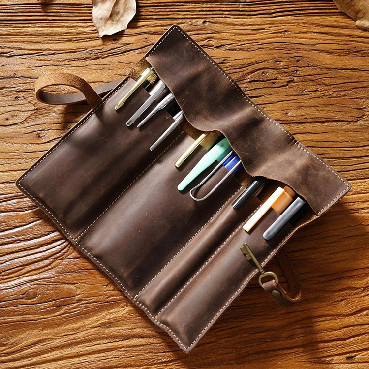 真皮筆袋