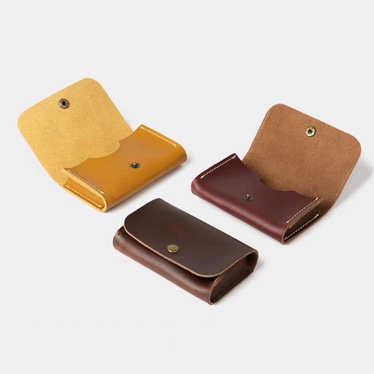 牛皮簡約名片夾