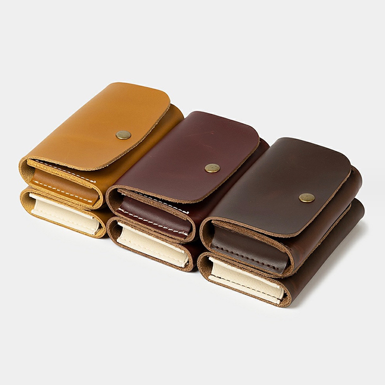 牛皮簡約名片夾