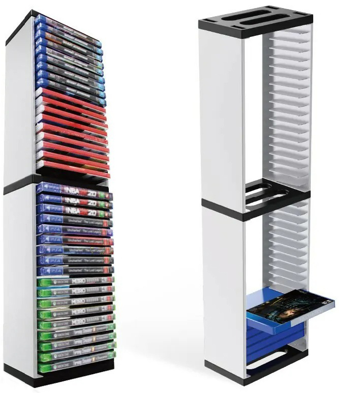 DOBE 通用型 雙層36片 遊戲收納直立架