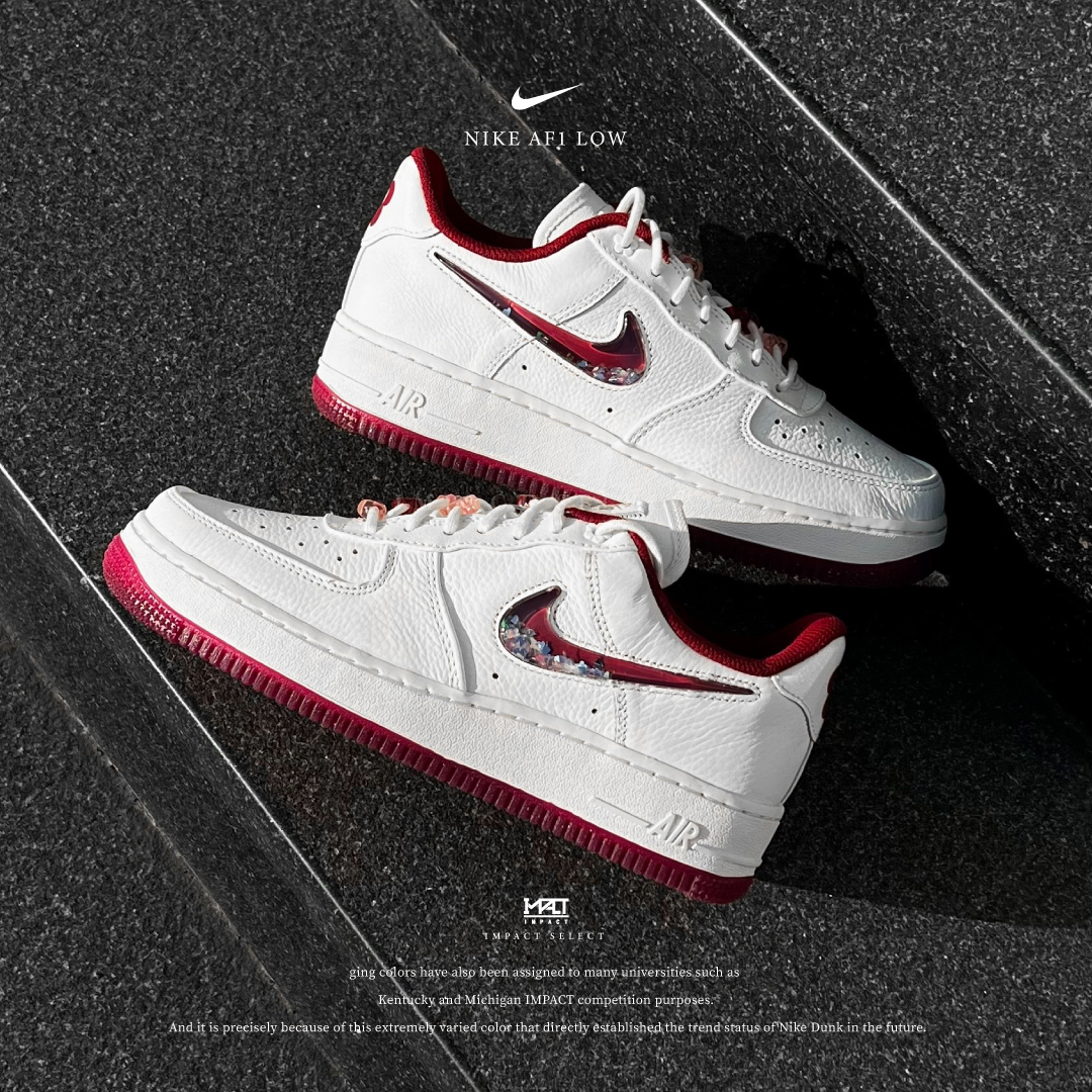 Nike Air Force 1 Low 情人節限定 流沙碎鑽 FZ5068-161