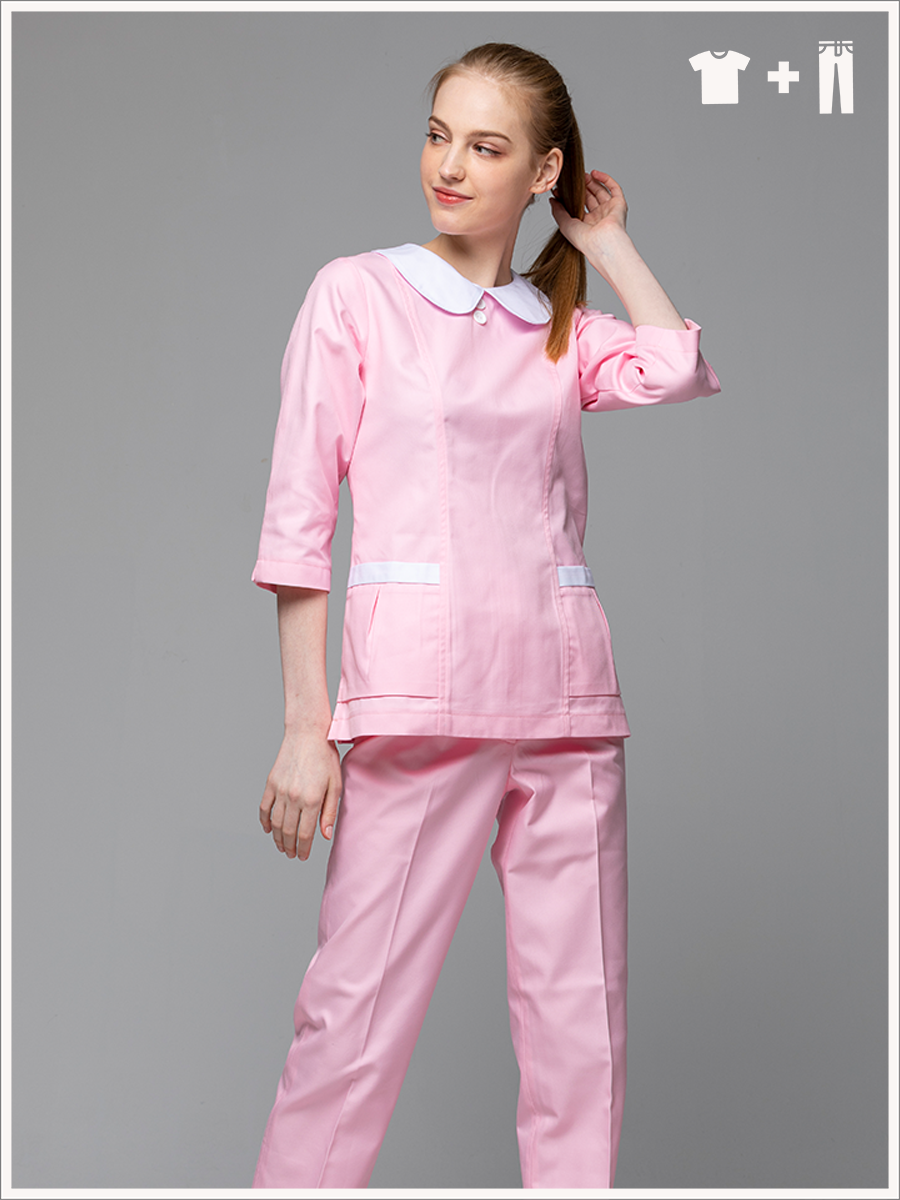 【整套販售】B201-A0 女護理套裝-B立挺布-寶寶粉