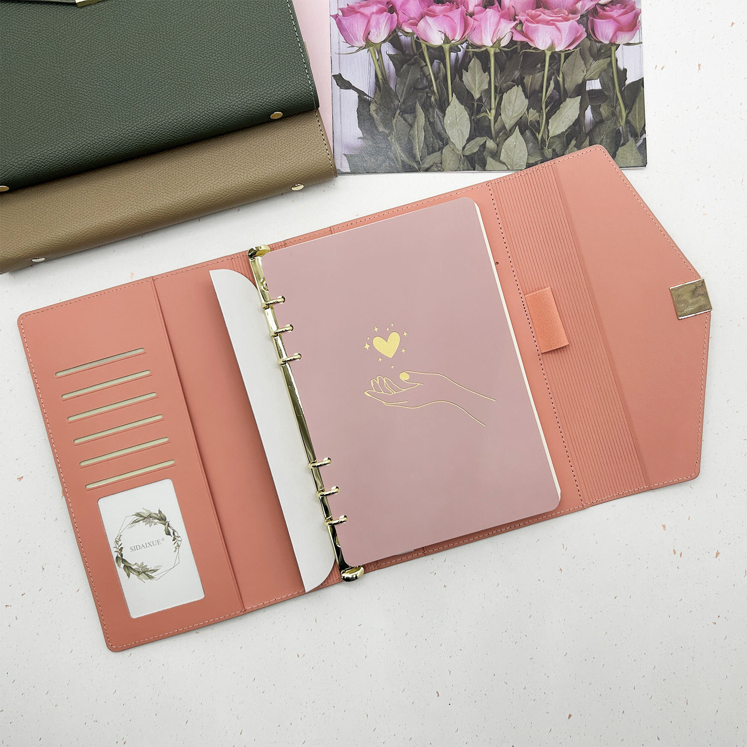 三折活頁筆記本