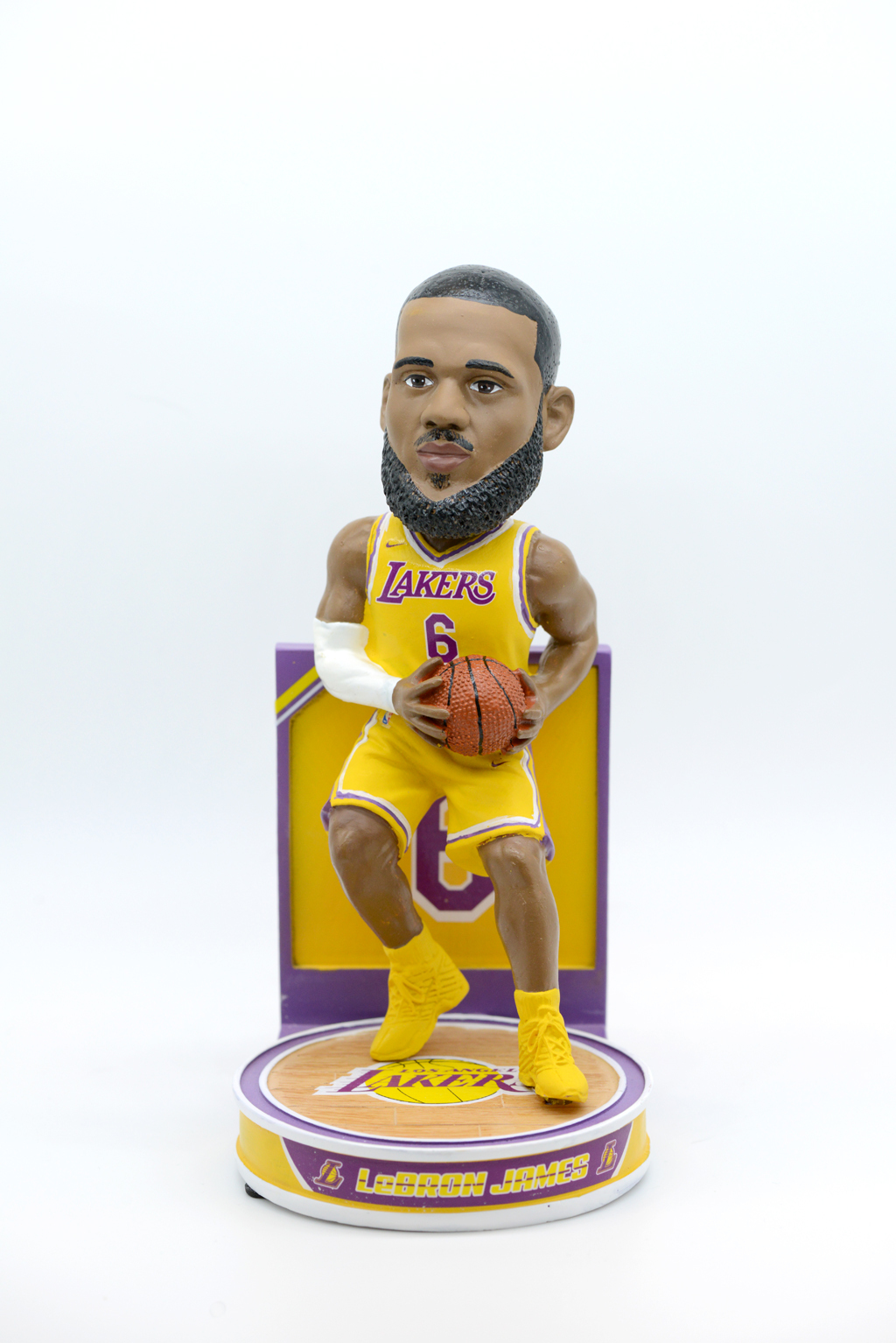 FOCO 洛杉磯湖人隊 LeBron James Hero 系列 搖頭娃娃