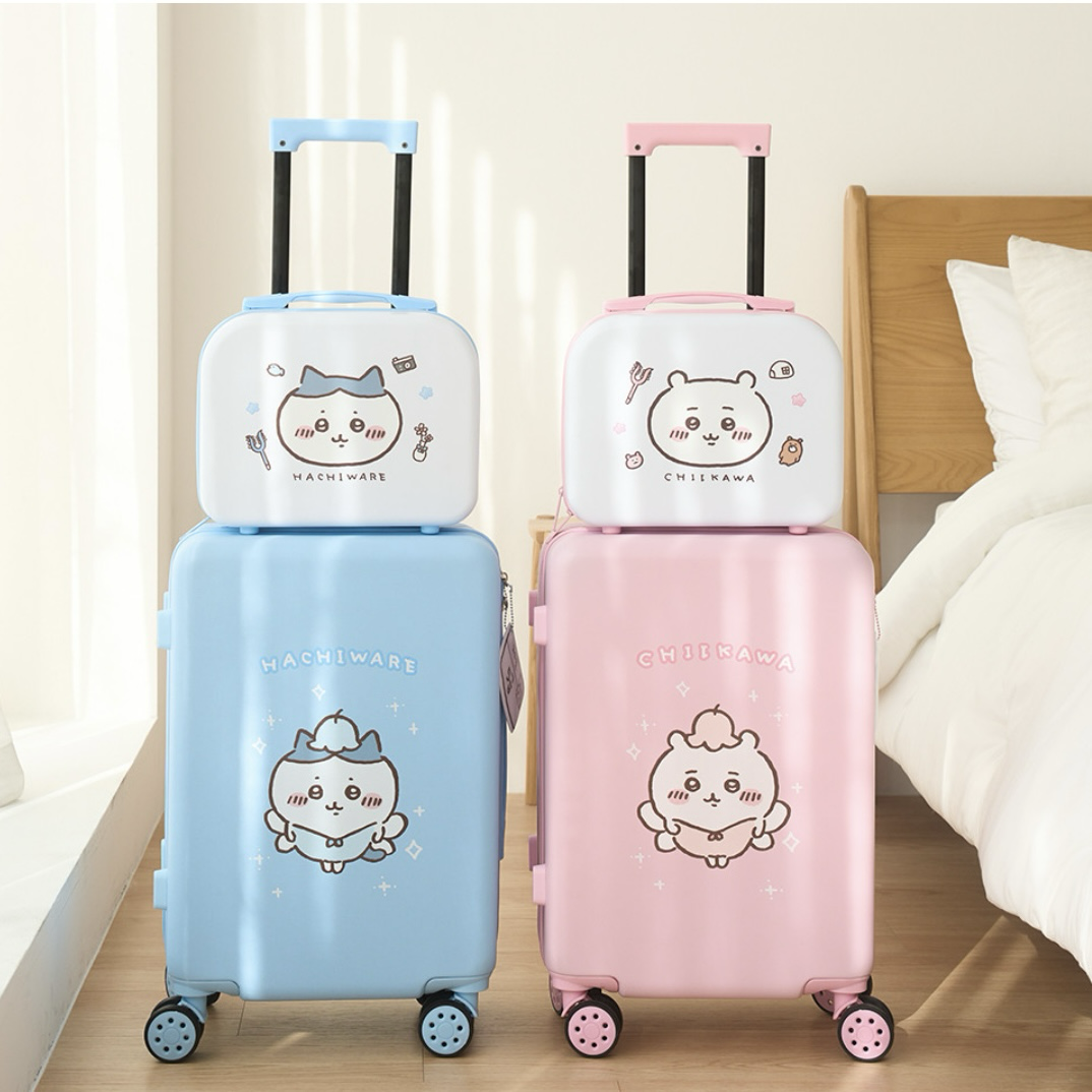 預訂｜韓國限定 Chiikawa & Hachiware 20吋行李箱+行李吊牌套裝