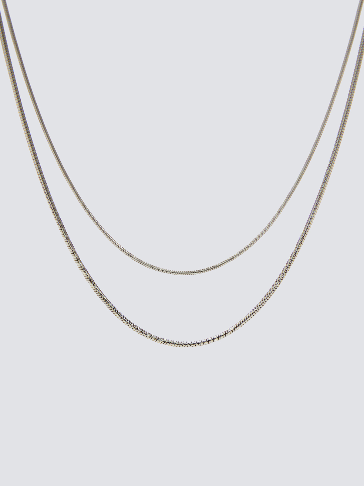 Double Chain Necklace｜Silver｜Hong Kong Original Design