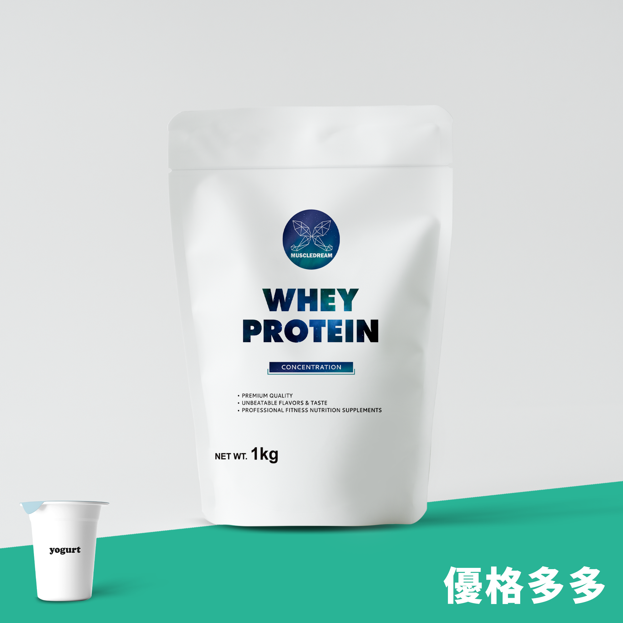 濃縮乳清蛋白 - 優格多多 1kg