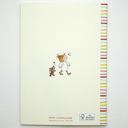 coco醬_幸褔 A5方格筆記本｜日本Greeting Life