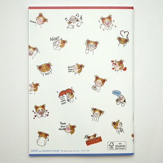 coco醬_心情 A5方格筆記本｜日本Greeting Life