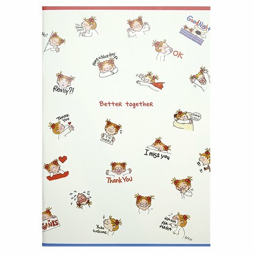 coco醬_心情 A5方格筆記本｜日本Greeting Life