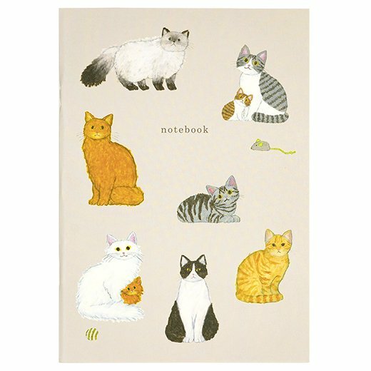 米津祐介_貓2 A5方格筆記本｜日本Greeting Life