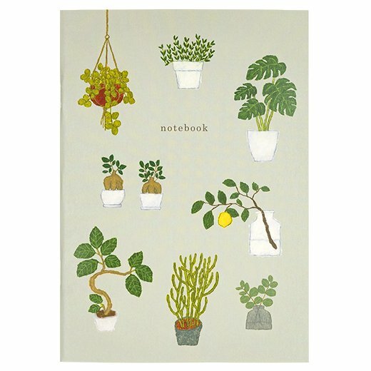 米津祐介_植物 A5方格筆記本｜日本Greeting Life