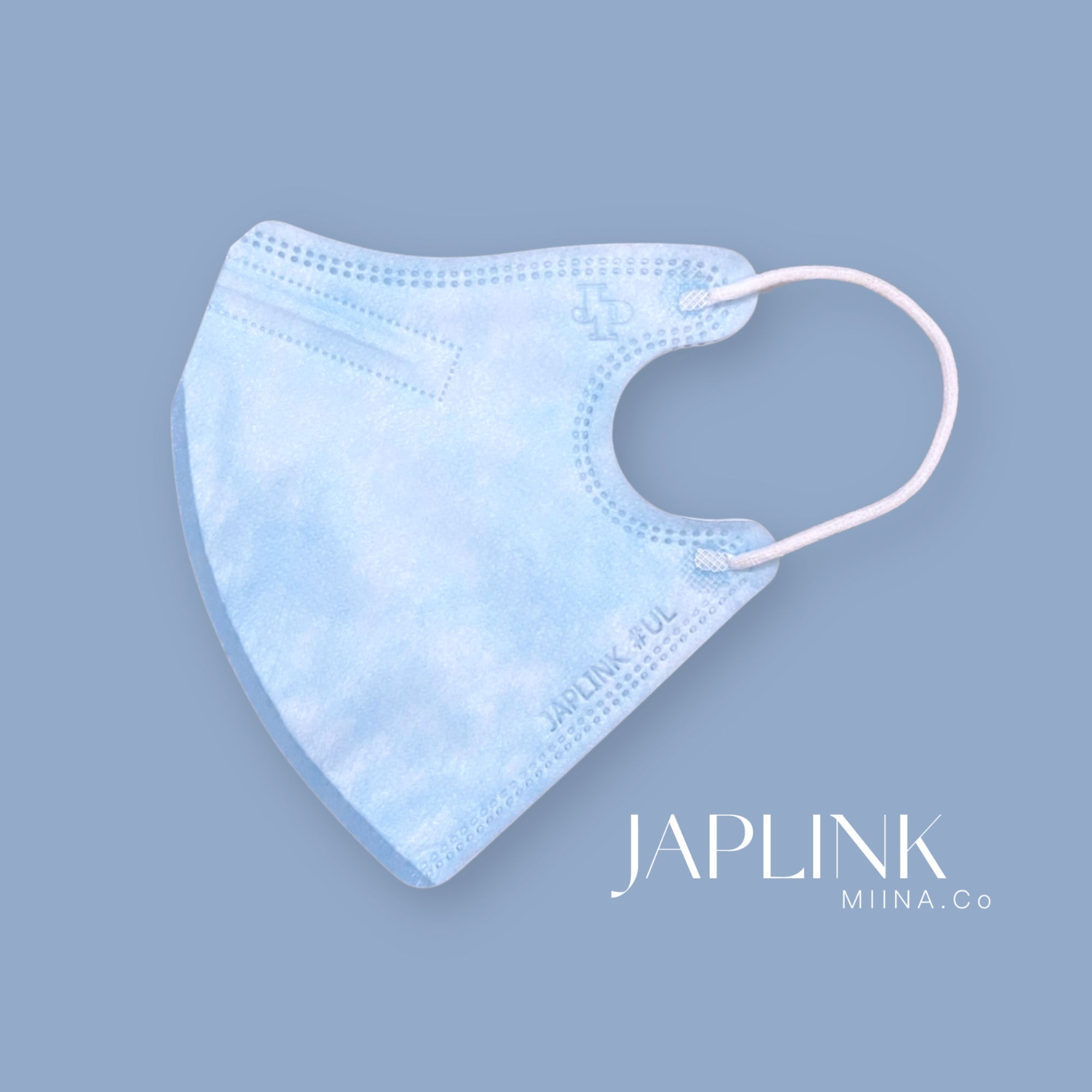 JAPLINK 立體口罩 MB++ PFE99%【#UL加大淺藍】