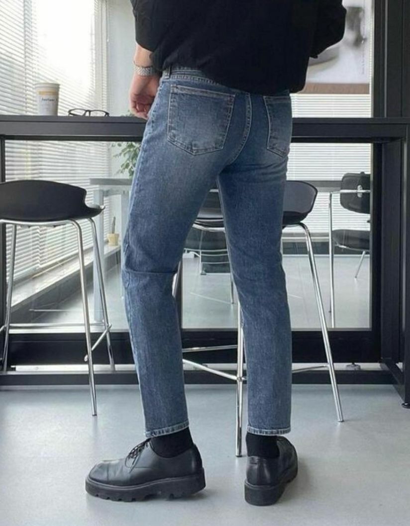 洗水修身牛仔褲 J721