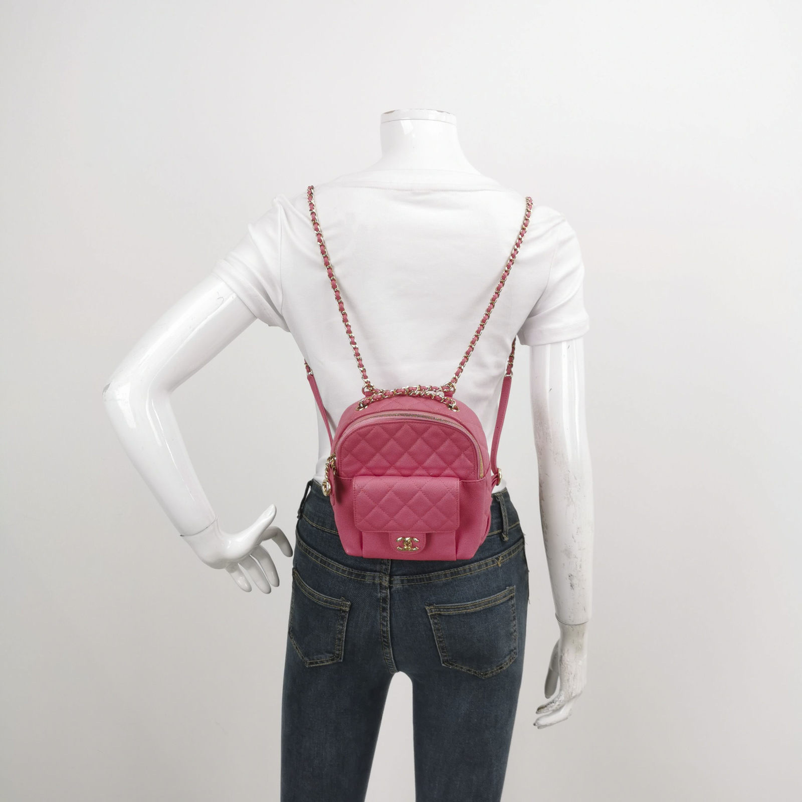 CHANEL PRE OWNED CC DAY BACKPACK AS0009
