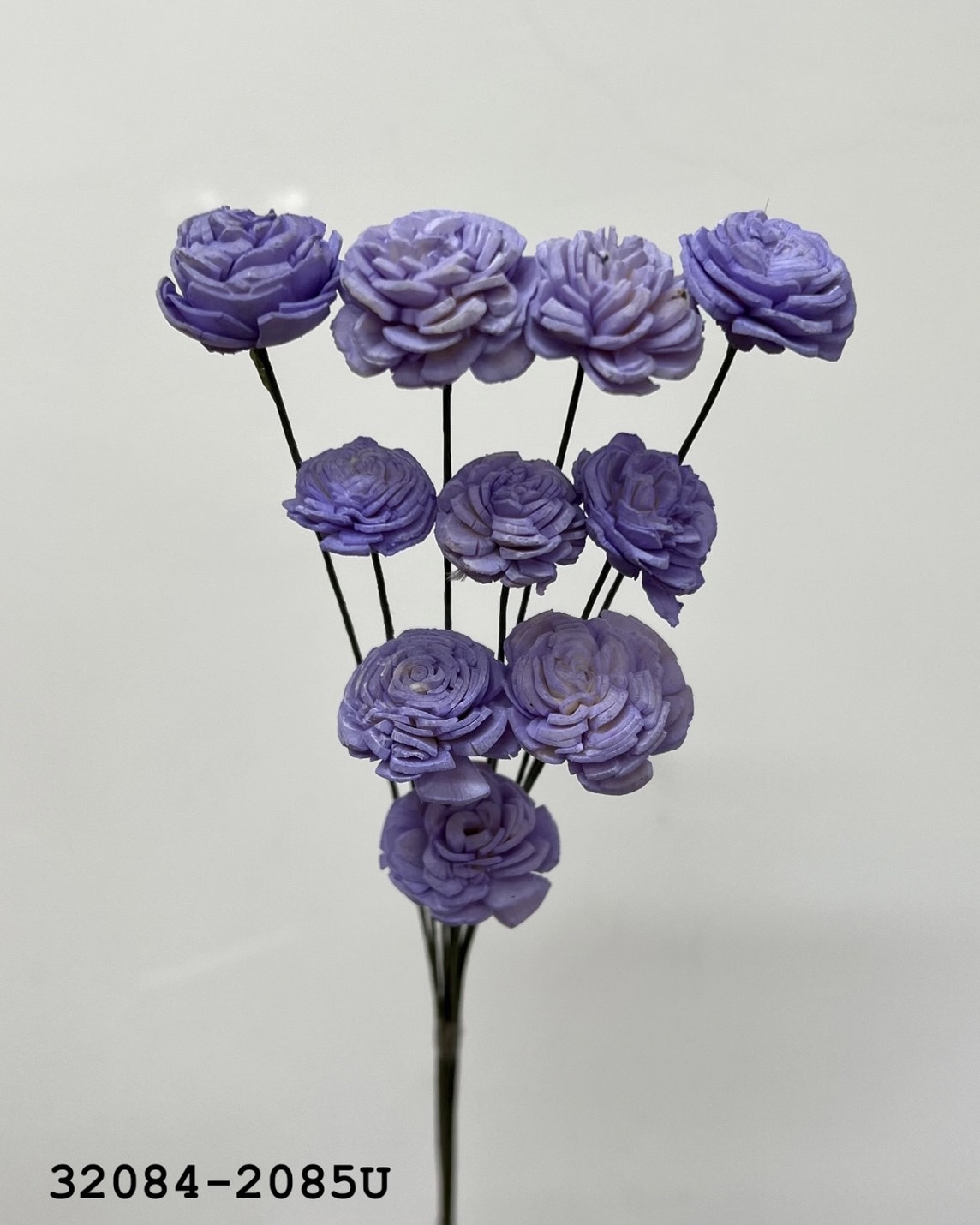 索拉玫瑰花(2cm) 32084-2085U