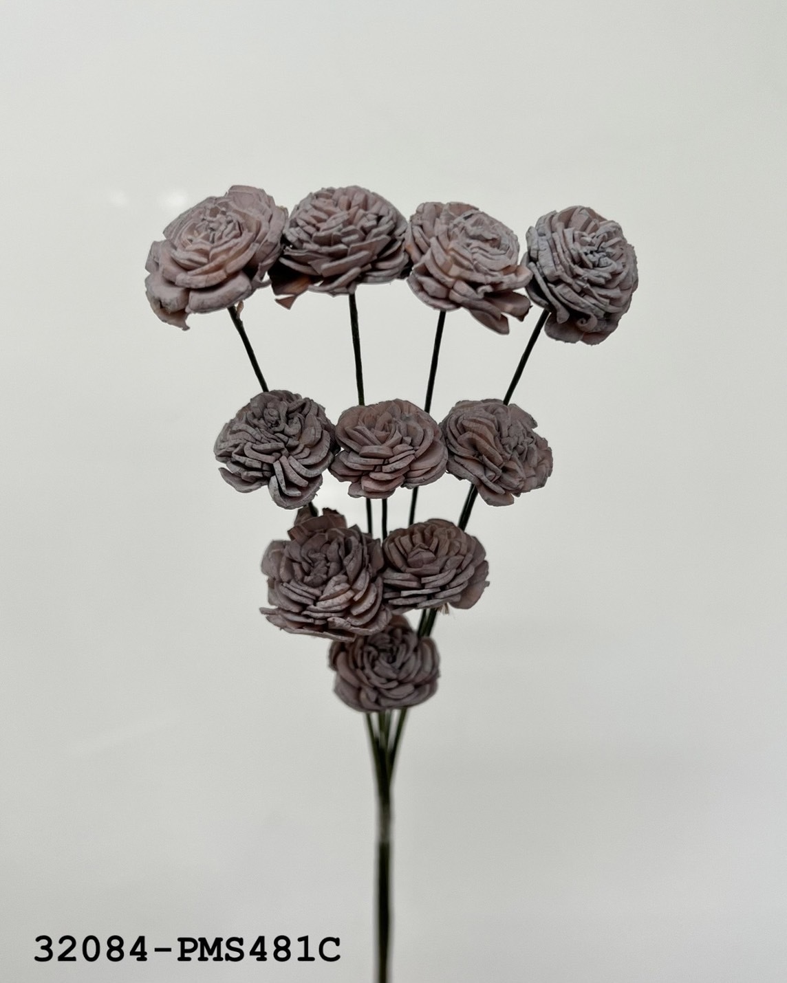 索拉玫瑰花(2cm) 32084-PMS481C