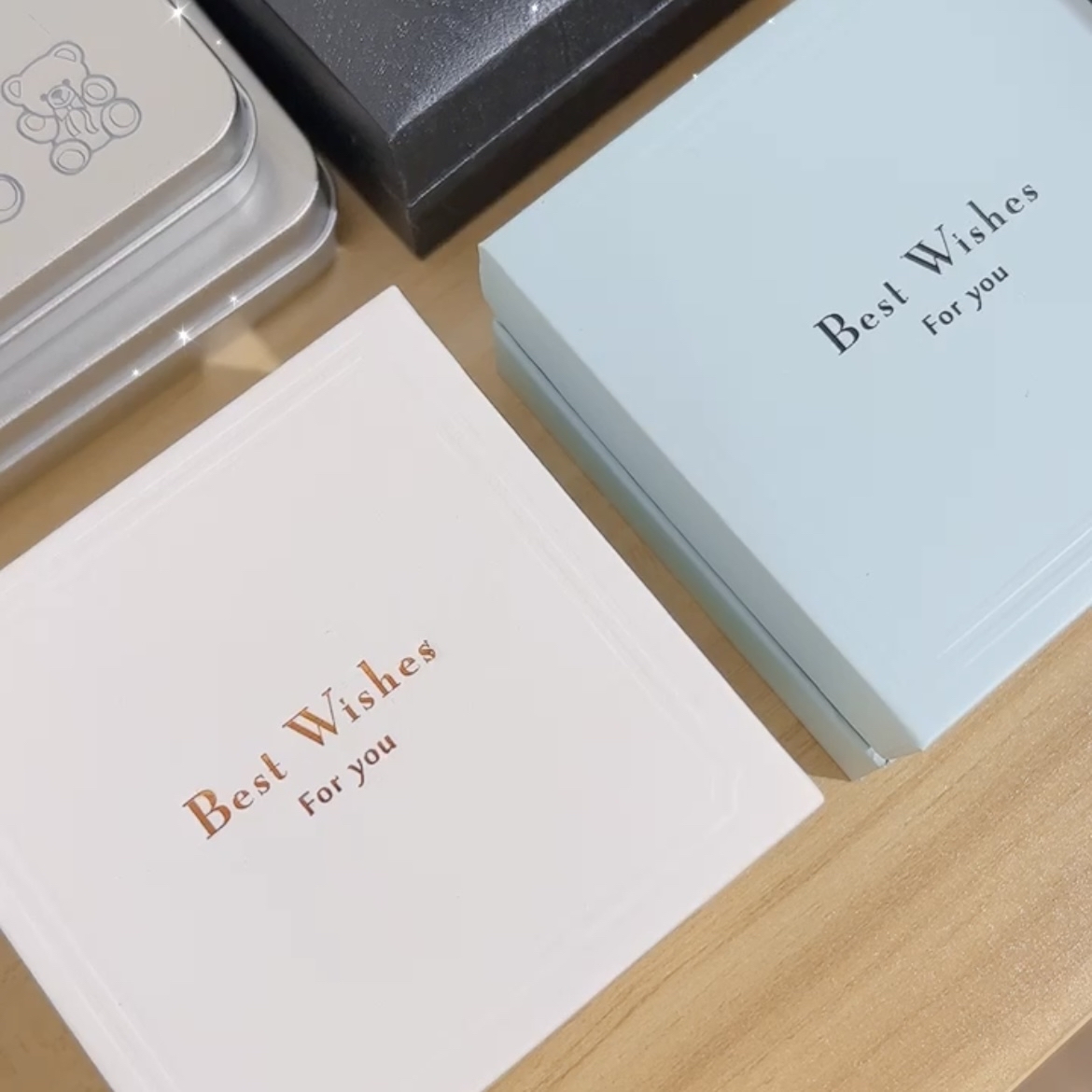 Best Wishes雙面內膽絨布飾物禮盒