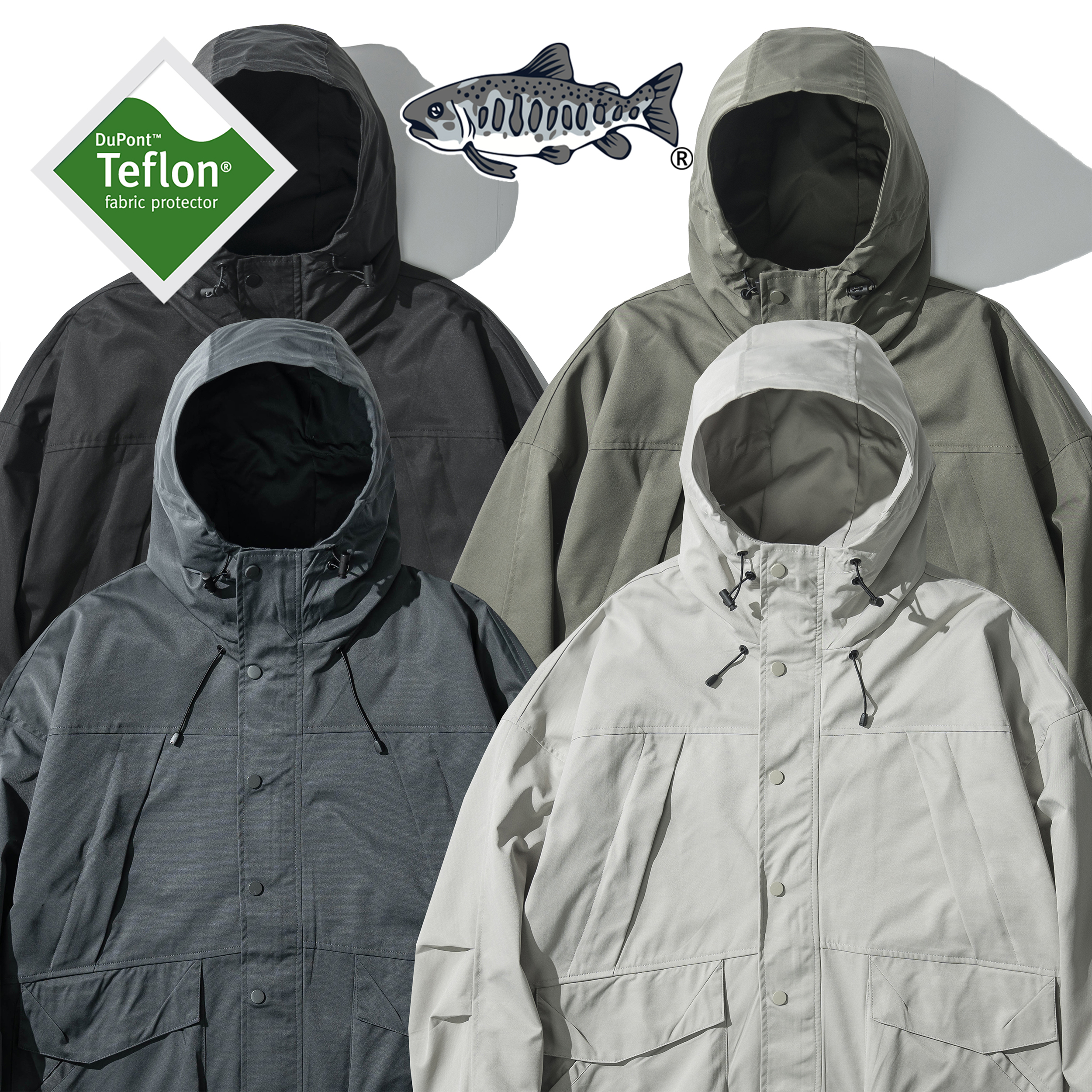 AGILITY Teflon® Mountain Parka 多口袋 登山外套 [MP8]