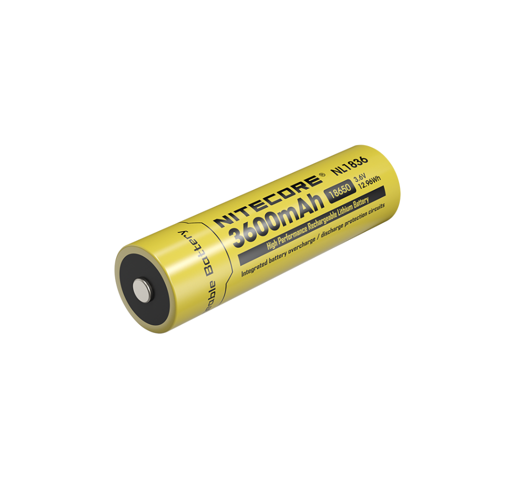 Nitecore NL1836 3600mAh Rechargeable Battery 充電鋰電池