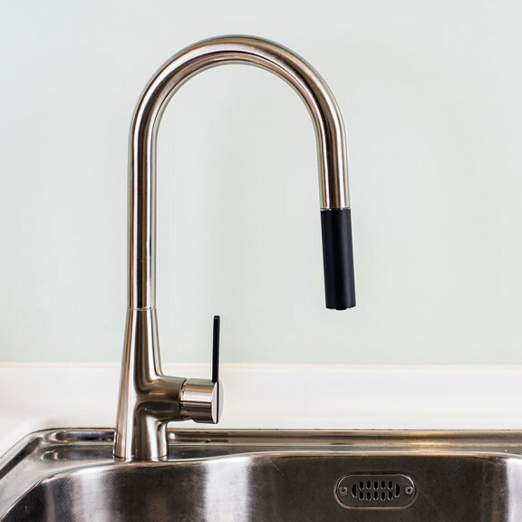 日日商 龍頭系列 無鉛伸縮龍頭-絲光鍍鎳 EA-211-N