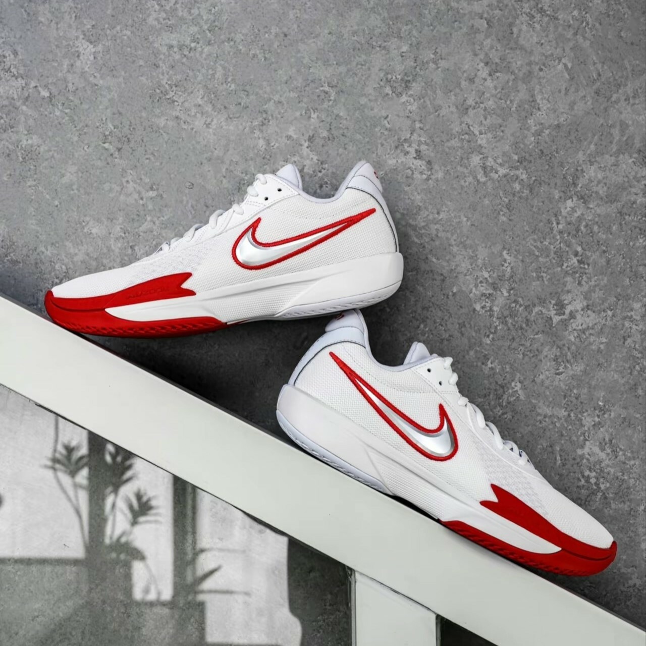 Nike Air Zoom G.T. Cut 3 Academy EP 白紅銀 訓練 緩震 平民版 男鞋 籃球鞋 FB2598-101