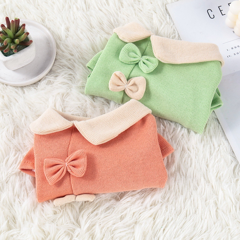 宠物衣服 手工蝴蝶结2脚衣