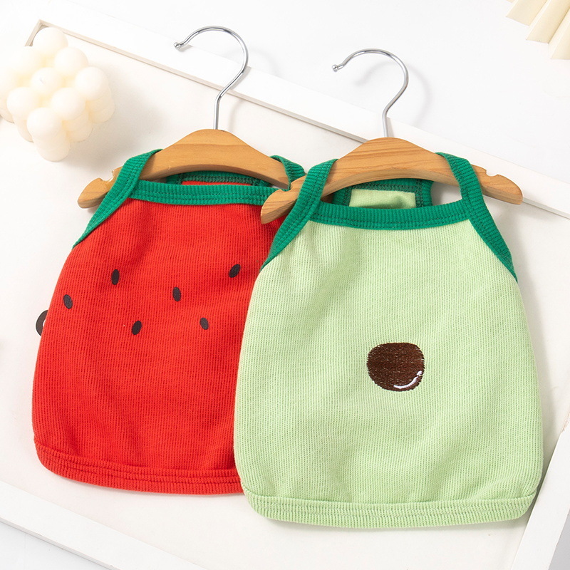 宠物衣服 西瓜牛油果 小背心