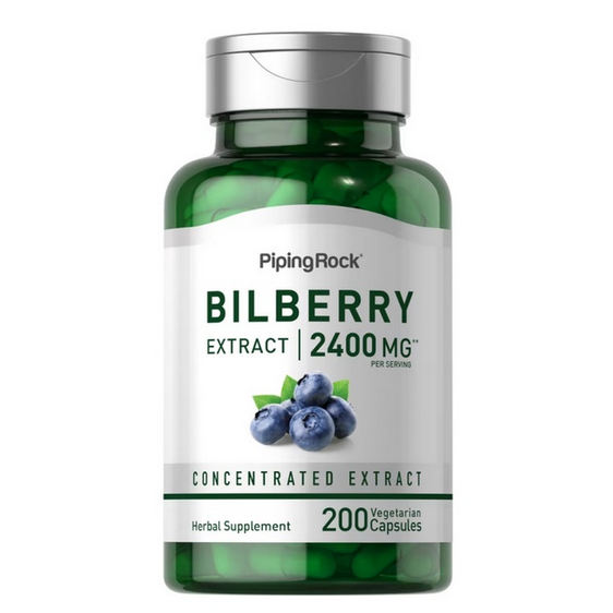 【Piping Rock】現貨 Bilberry 高單位山桑子 2400mg 200顆裝