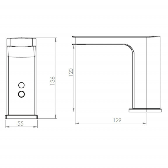 日日商 龍頭系列 浴室無鉛感應式水龍頭 EA-325-C