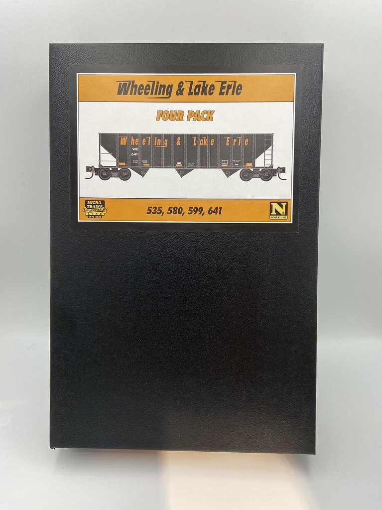 Micro-Trains 98300194 N scale WE 100-Ton 3-Bay Hopper with Jewel Case (Pack of 4)