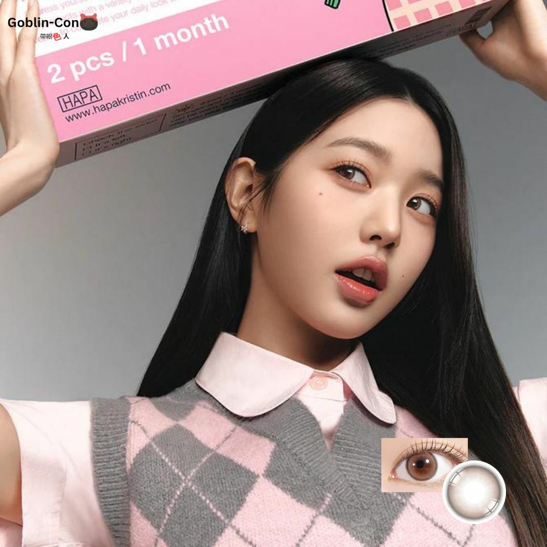[月拋] Hapa Kristin Forever Young  Kristin Wannabe Brown 夢幻棕 彩妝隱形眼鏡 |每盒2片