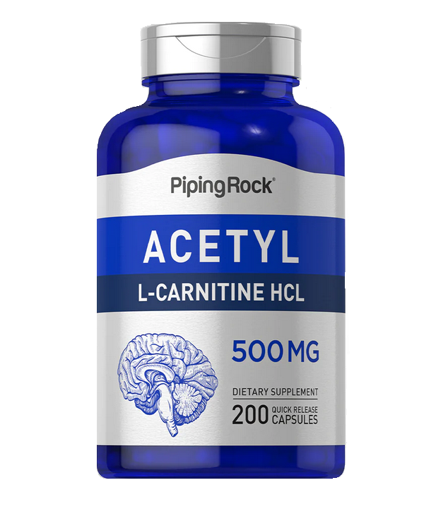 【Piping Rock 】乙醯左旋肉鹼 Acetyl L-Carnitine 500mg 200顆