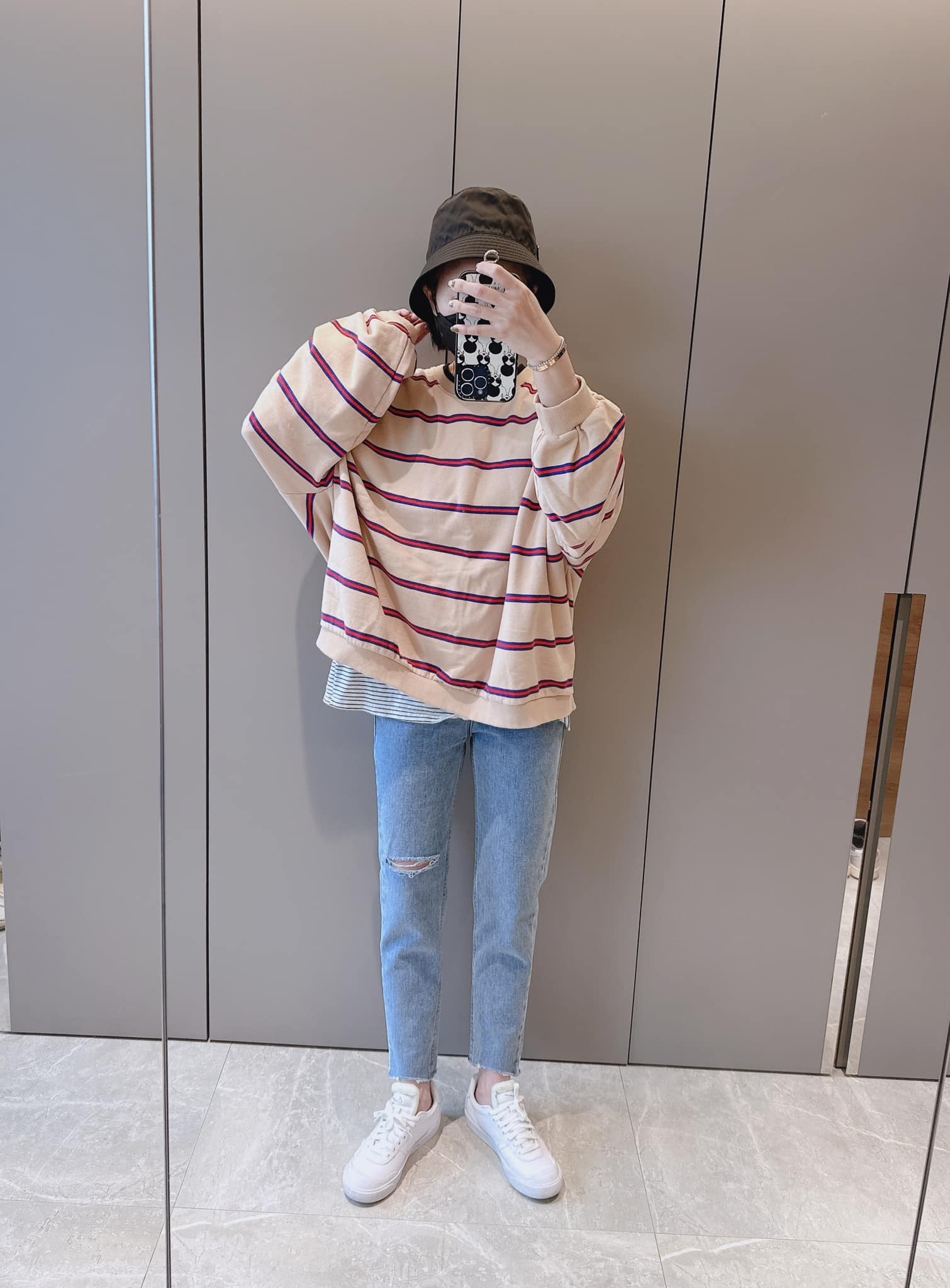 ᴴᴼᵀ ▸▸店長推薦◃◃ 春夏新款/後鬆緊男友褲  MANIFEST正韓🇰🇷