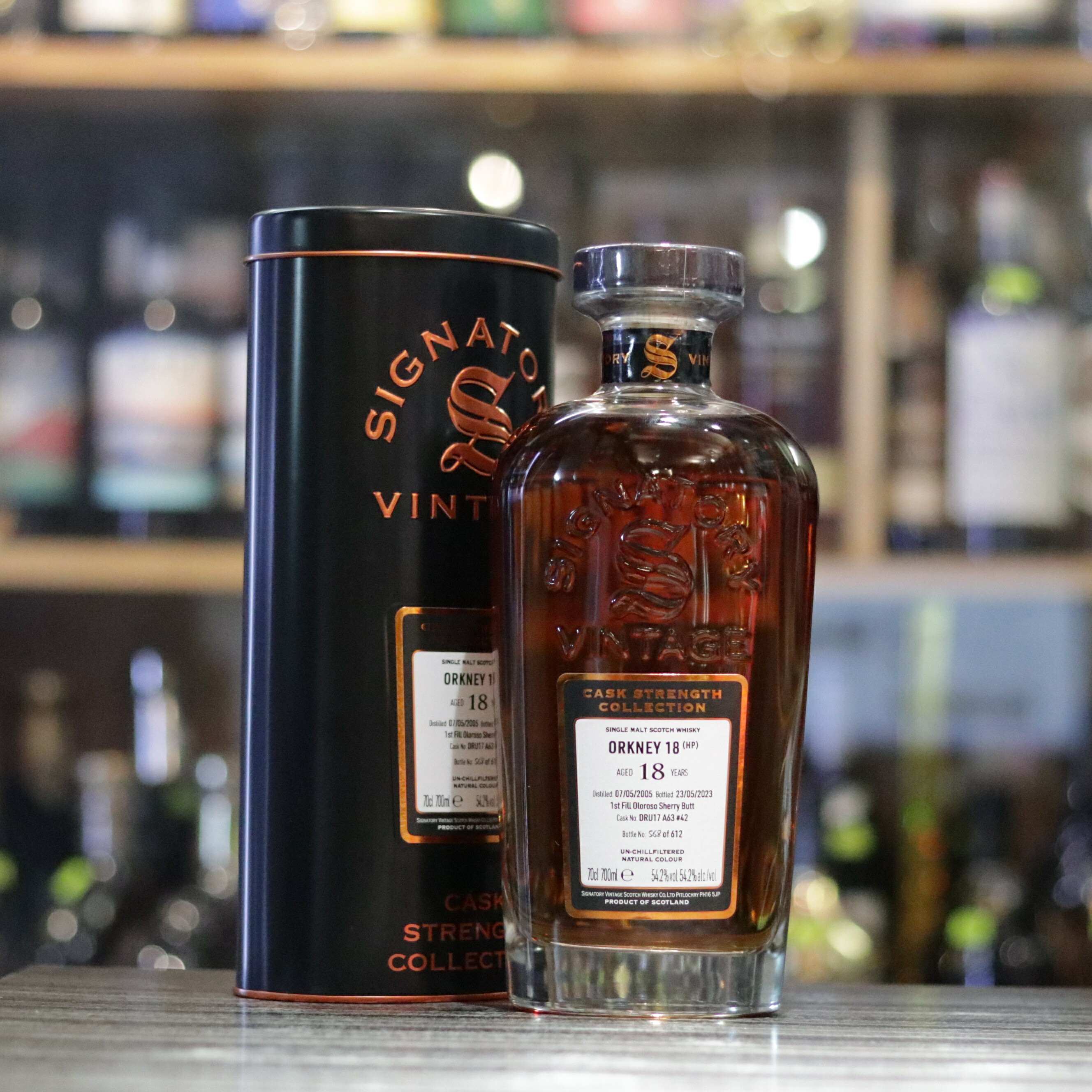 Signatory - Orkney (Highland Park) 2005 18YO Cask DRU17 A63 #42  - 70cl/54.2%